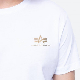 Koszulka Alpha Industries Basic Tee Small Logo Foil Print 188505FP 590