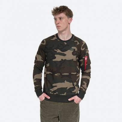 Bluza Alpha Industries X-Fit Sweat Camo 158320C 408