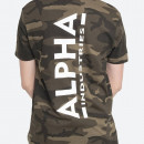 Koszulka Alpha Industries Backprint T Camo 128507C 239