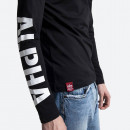 Koszulka męska Alpha Industries Sleeve Print Heavy Longsleeve 116570 03