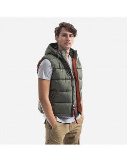 Kamizelka męska Alpha Industries Hooded Puffer Vest FD 118110 01