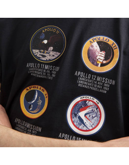 Koszulka męska Alpha Industries Apollo Mission T-Shirt 106521 07