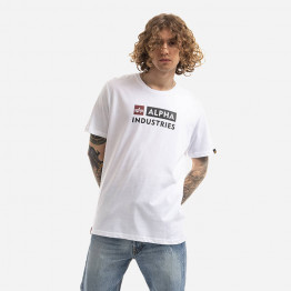 Koszulka męska Alpha Industries Alpha Block-Logo Tee 118507 09