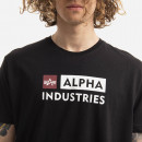 Koszulka męska Alpha Industries Alpha Block-Logo Tee 118507 03