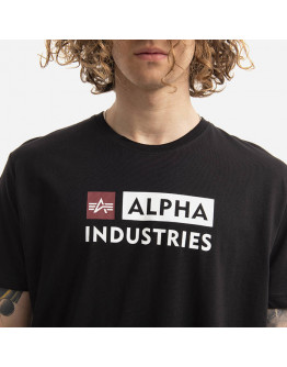 Koszulka męska Alpha Industries Alpha Block-Logo Tee 118507 03