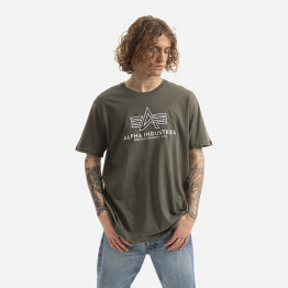 Koszulka męska Alpha Industries Basic Tee Embroidery 118505 142