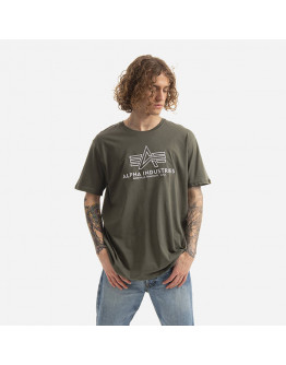 Koszulka męska Alpha Industries Basic Tee Embroidery 118505 142