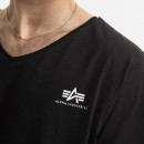 Koszulka męska Alpha Industries Basic V-Neck Tee Small Logo 106513 03