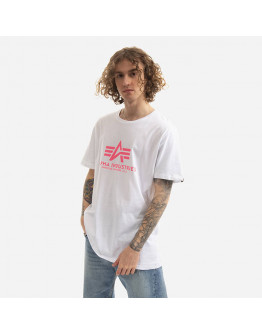 Koszulka męska Alpha Industries Basic T-Shirt Neon Print 100501NP 475