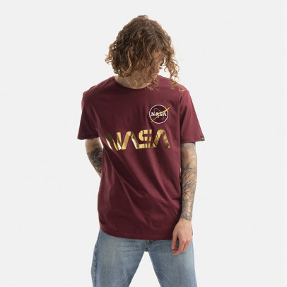 Koszulka męska Alpha Industries Nasa Reflective Tee 178501 605