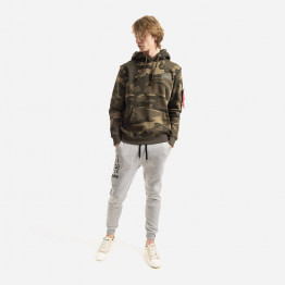 Bluza męska Alpha Industries Back Print Hoody Camo 178318C 239