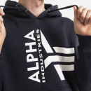 Bluza męska Alpha Industries Half Logo Foam Hoody 106334 07