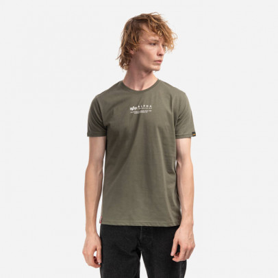 Koszulka męska Alpha Industries  Wording Tee 108501 142