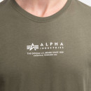 Koszulka męska Alpha Industries  Wording Tee 108501 142