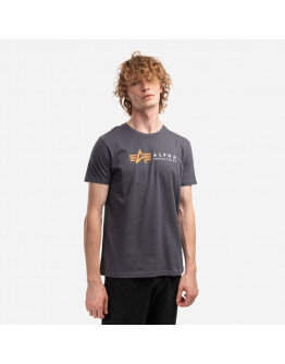 Koszulka męska Alpha Industries Label Tee 118502 136