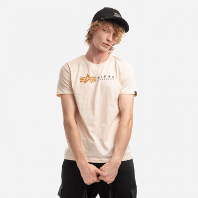 Koszulka męska Alpha Industries Label Tee 118502 578