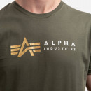 Koszulka męska Alpha Industries Label Tee Foil Print 118502FP 142