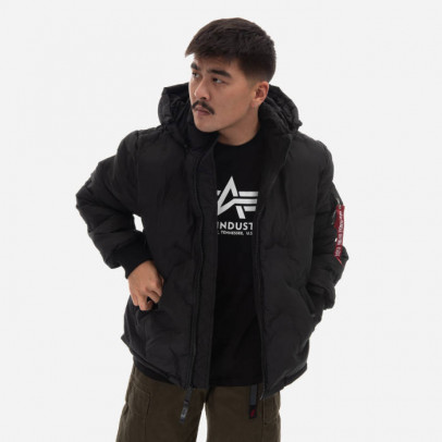 Kurtka męska Alpha Industries Hooded Logo Puffer 108107 03