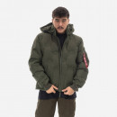 Kurtka męska Alpha Industries Hooded Logo Puffer 108107 142