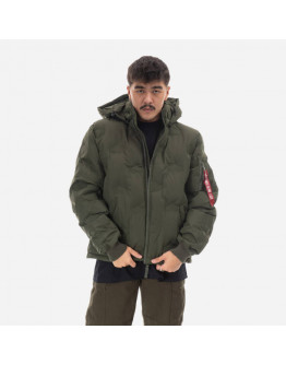 Kurtka męska Alpha Industries Hooded Logo Puffer 108107 142