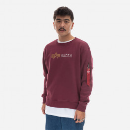 Bluza męska Alpha Industries Alpha Label Sweater 118312 184