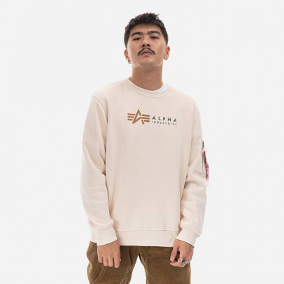 Bluza męska Alpha Industries Alpha Label Sweater 118312 578