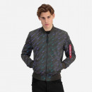 Kurtka męska Alpha Industries MA-1 LW AOP Rainbow Reflective 106109 136