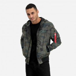 Kurtka męska Alpha Industries MA-1 LW Hooded Refl. Camo 126138RC 408