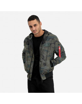 Kurtka męska Alpha Industries MA-1 LW Hooded Refl. Camo 126138RC 408