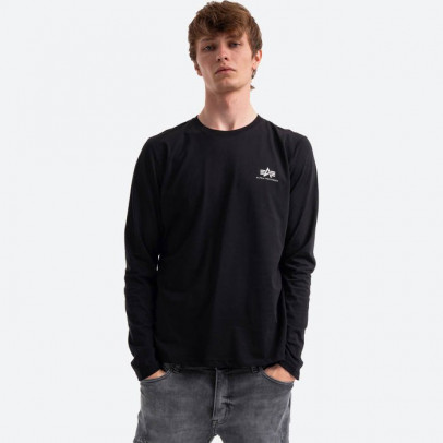 Koszulka Alpha Industries Basic LS Small Logo198517 03