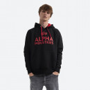 Bluza Alpha Industries Black Logo Hoody 143302 03