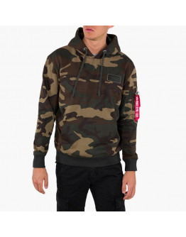 Bluza Alpha Industries Basic Print Hoody Camo 178318C 408