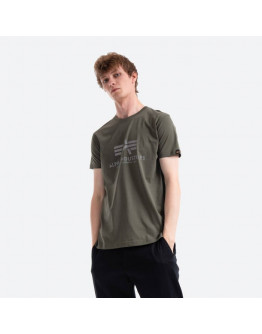 Koszulka męska Alpha Industries Basic T-Shirt Reflective Print 100501RP 142