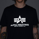 Koszulka męska Alpha Industries Basic T-Shirt Reflective Print 100501RP 07