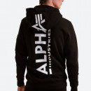 Bluza Alpha Industries Back Print Zip Hoody 128342 03