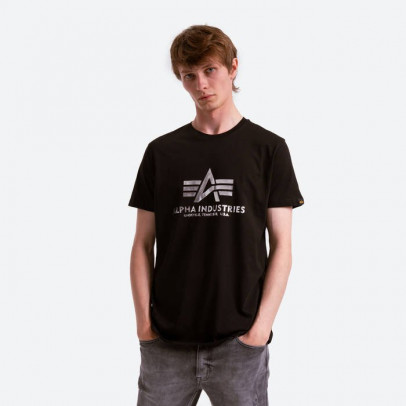 Koszulka męska Alpha Industries Basic T-Shirt Foll Print 100501FP 530