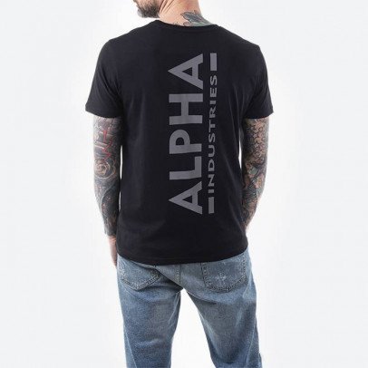 Koszulka Alpha Industries Backprint Tee Reflective Print 128507RP 285