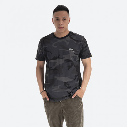 Koszulka Alpha Industries Basic T Small Logo Camo 188505C 125