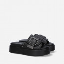 Klapki damskie Buffalo Noa Rock Slide 1602149-BLK