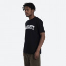 Koszulka męska Carhartt WIP S/S University T-Shirt I028990 BLACK/WHITE