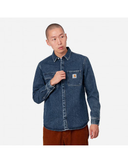 Kurtka koszulowa męska Carhartt WIP Salinac Shirt Jac I029212 BLUE STONE