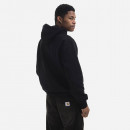 Bluza męska Carhartt WIP Hooded Carhartt Sweat I030230 BLACK/WHITE