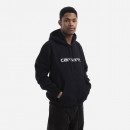 Bluza męska Carhartt WIP Hooded Carhartt Sweat I030230 BLACK/WHITE