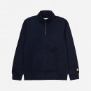 Bluza męska Carhartt WIP Chase Neck Zip Sweat I027038 DARK NAVY/GOLD