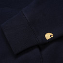 Bluza męska Carhartt WIP Chase Neck Zip Sweat I027038 DARK NAVY/GOLD