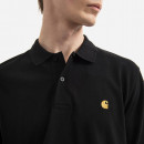 Koszulka męska Carhartt WIP Chase Pique Polo I023807 BLACK/GOLD