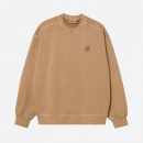 Bluza męska Carhartt WIP Nelson Sweat I029957 DUSTY H BROWN