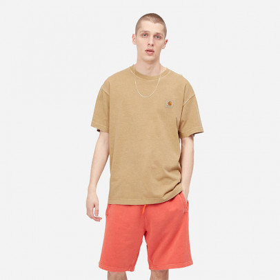 Koszulka męska Carhartt WIP S/S Nelson T-Shirt I029949 DUSTY H BROWN