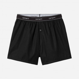 Carhartt WIP Cotton Script Boxers I029561 BLACK