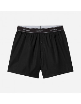 Carhartt WIP Cotton Script Boxers I029561 BLACK